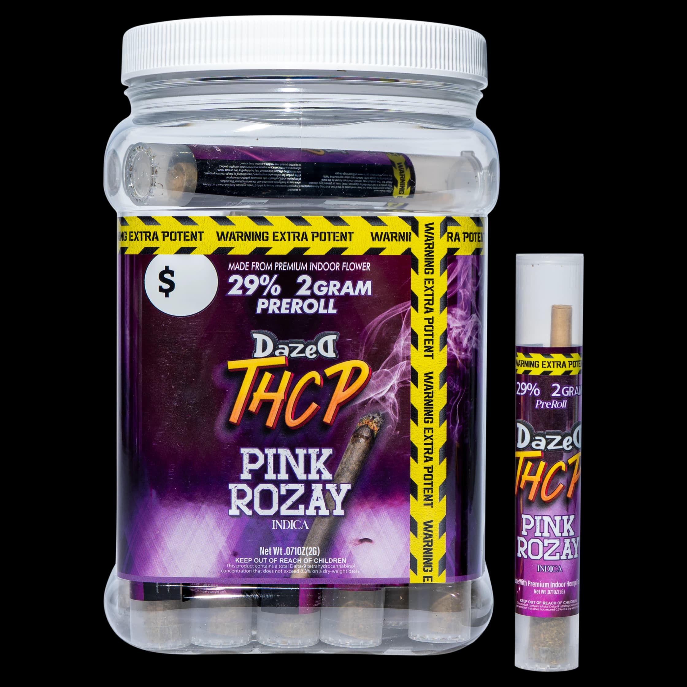 Preroll 2g - Pink Rozay THCP (30ct Display)