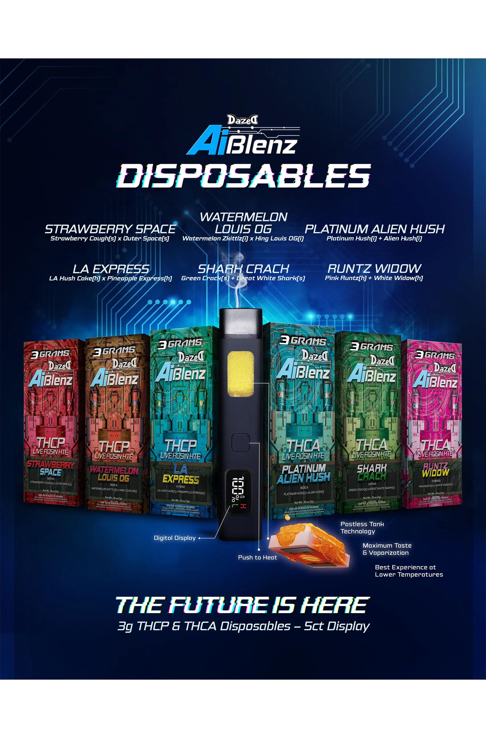 Marketing Sheet 105 - AI Blenz THCA/THCP 3g Disposables