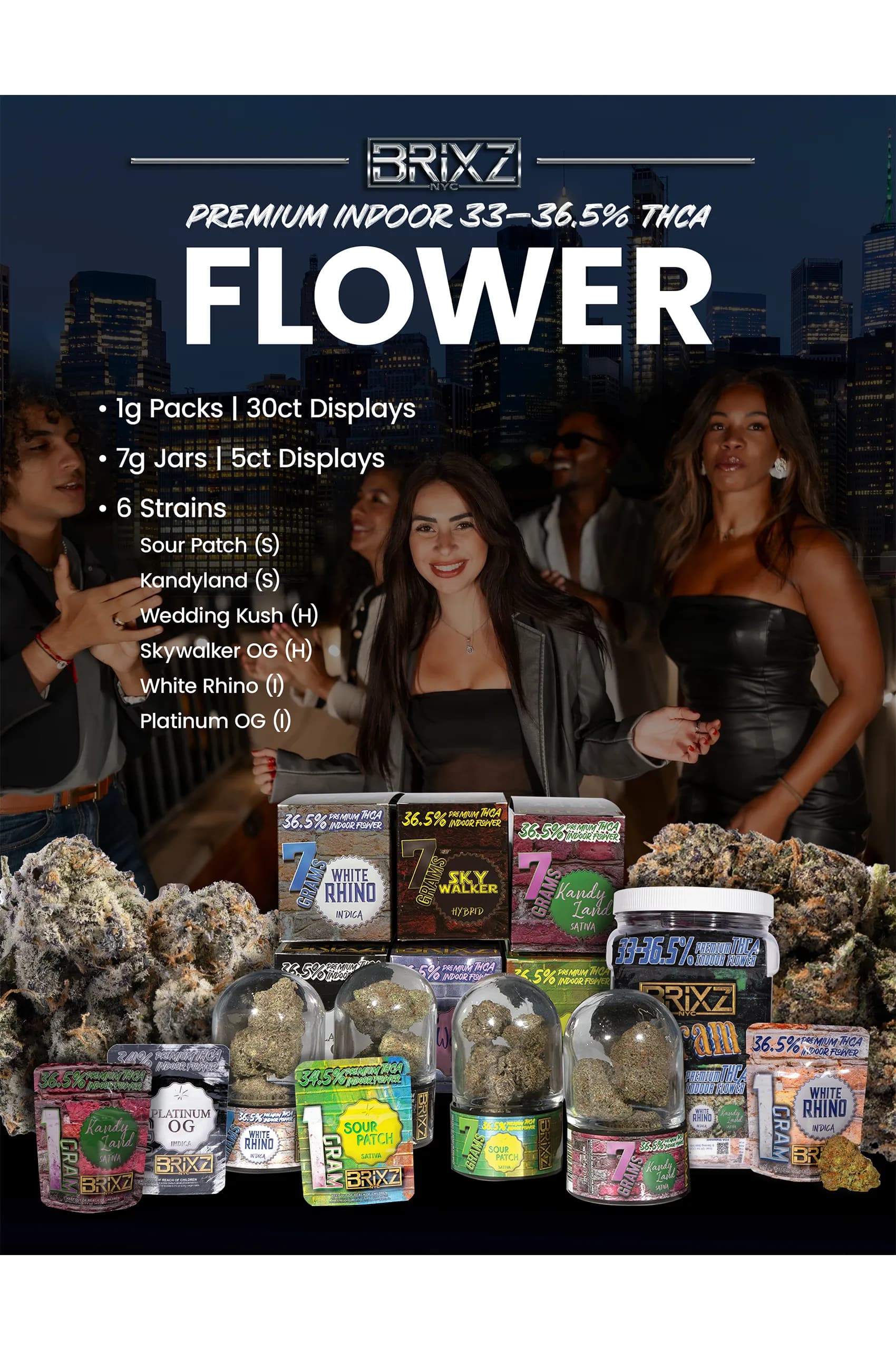 Marketing Sheet 118 - Brixz THCA Flower