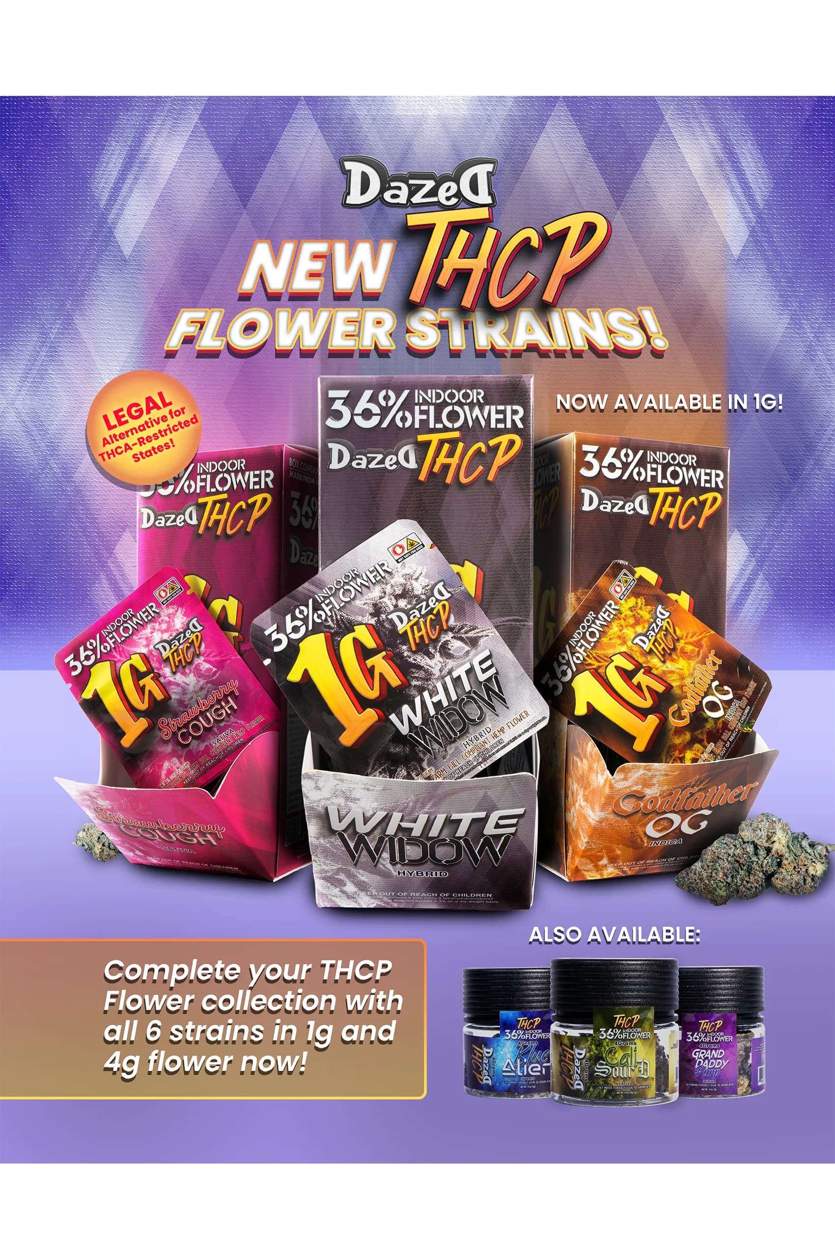 Marketing Sheet 113 - Dazed THCP Flower