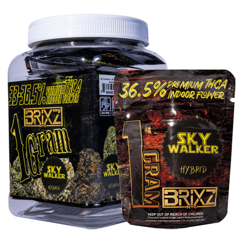 1g 30ct Brixz Flower Dispenser - Skywalker THCA
