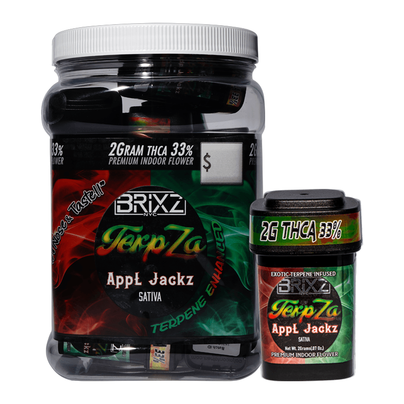 2g 15ct Brixz TerpZa Flower Dispenser - AppL Jackz THCA