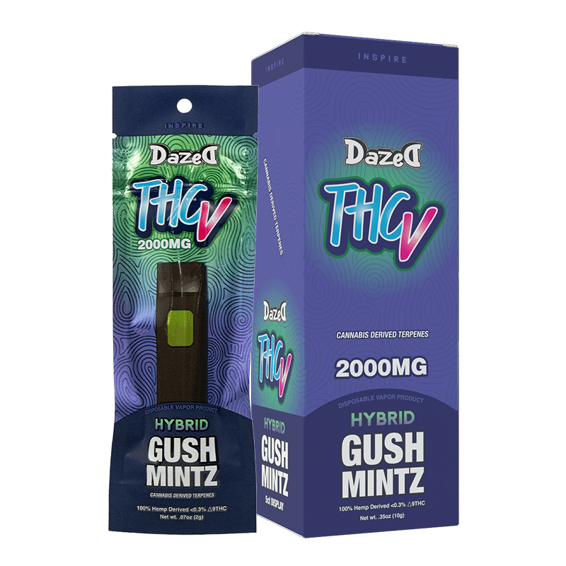 2g Disposable - Gush Mintz THCV (5ct Shipper)