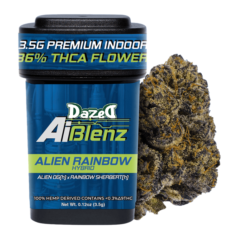 3.5G AI Blenz Flower Dispenser - Alien Rainbow THCA (6ct Shipper)