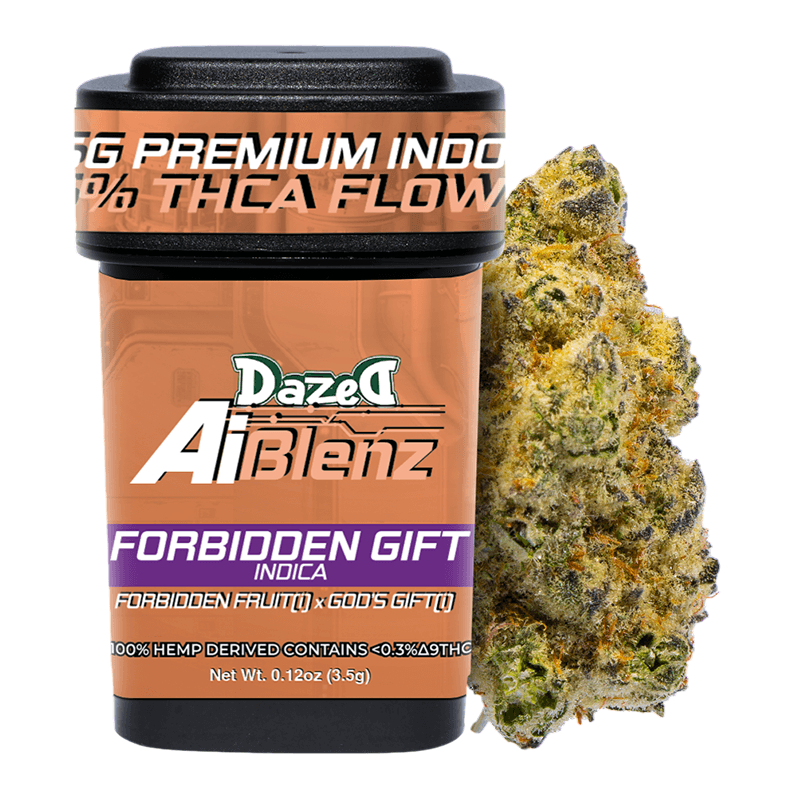 3.5G AI Blenz Flower Dispenser - Forbidden Gift THCA (6ct Shipper)