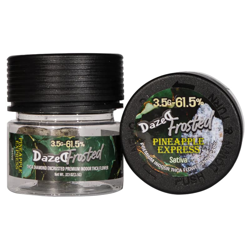 3.5g 5ct Frosted Flower Dispenser - Pineapple Express THCA