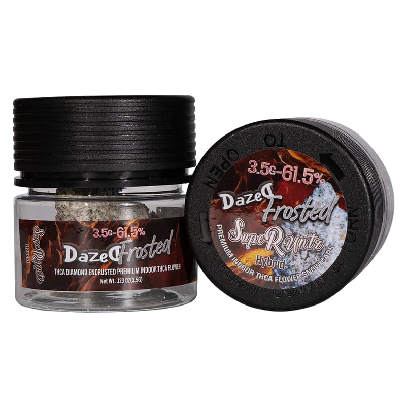 3.5g 5ct Frosted Flower Dispenser - SupeR untz THCA
