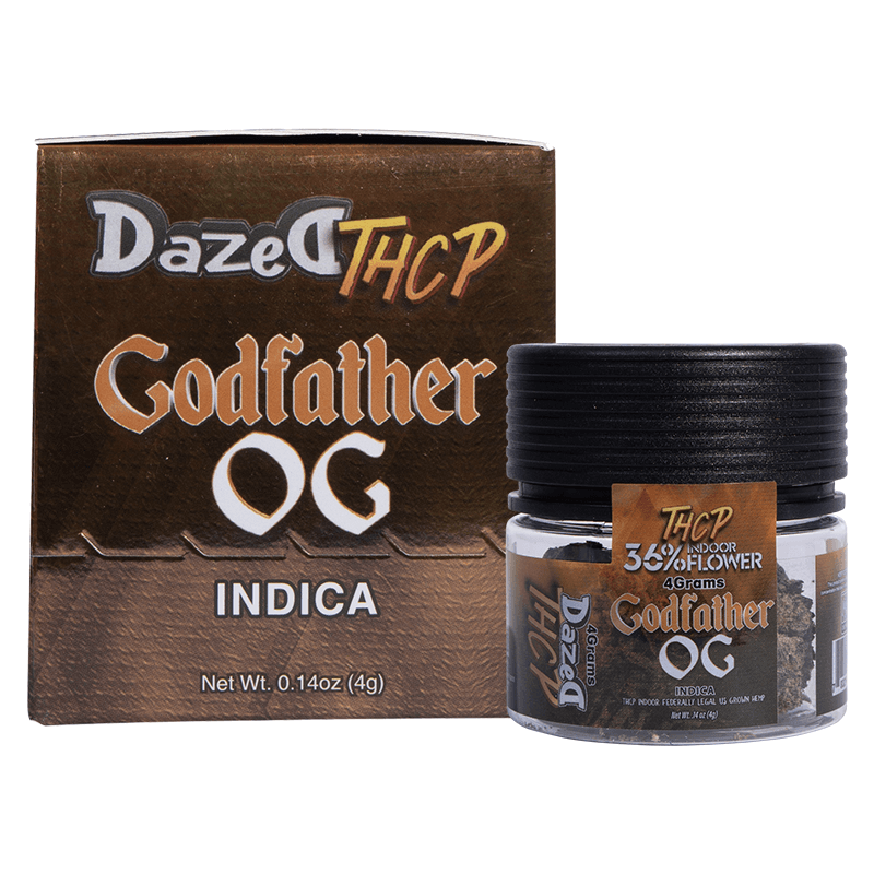 4g 5ct Flower Jar Dispenser - Godfather OG THCP