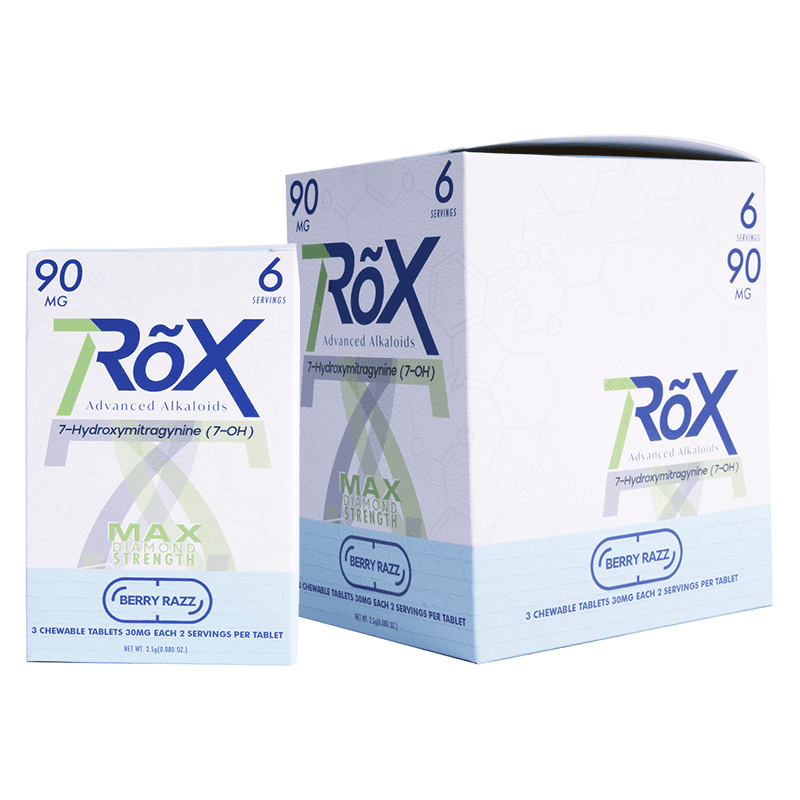 7ROX 3pk 90mg Tablets - Berry Razz (10ct Display)