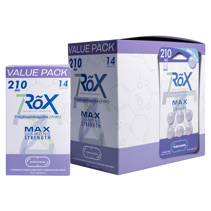 7Rox 7pk 210mg Tablets - Purple Rain (10ct Display)