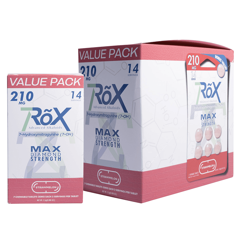 7Rox 7pk 210mg Tablets - Strawmelon (10ct Display)