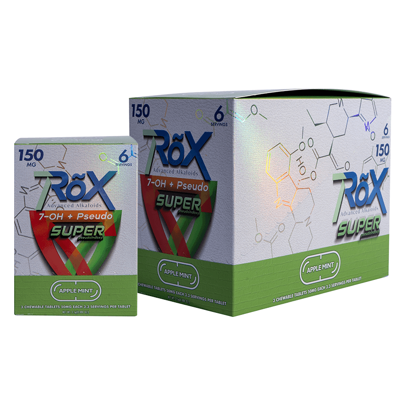 7Rox Super 3pk 150mg Tablets - Apple Mint (10ct Display)