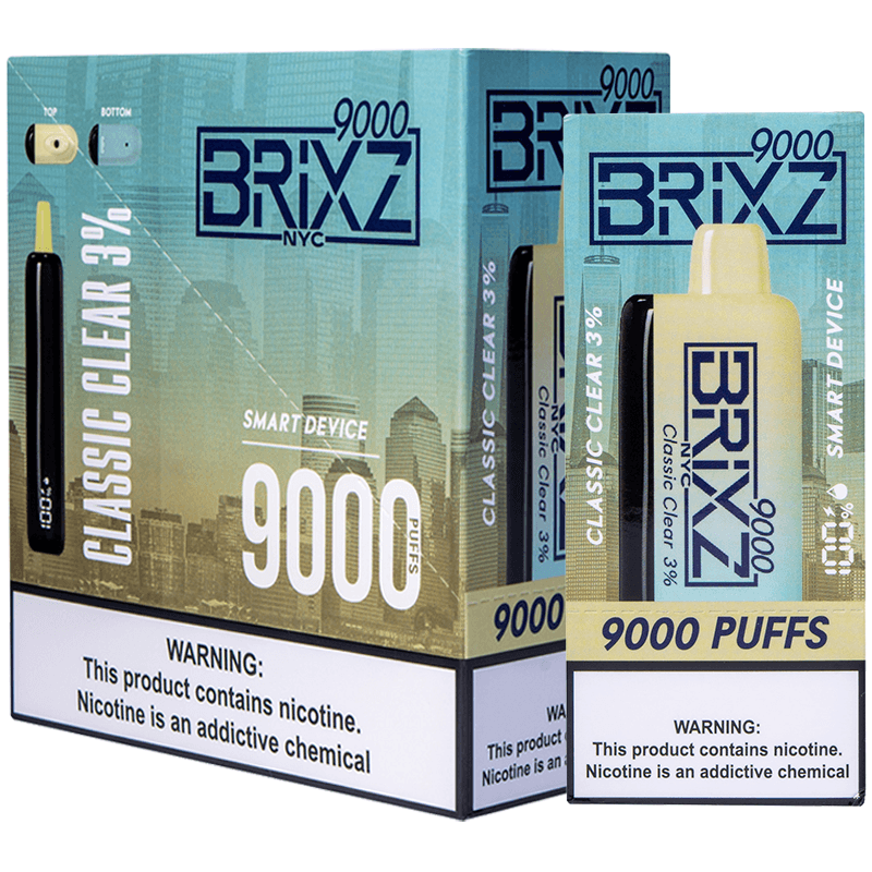 Brixz - Classic Clear 3% (5ct Shipper)