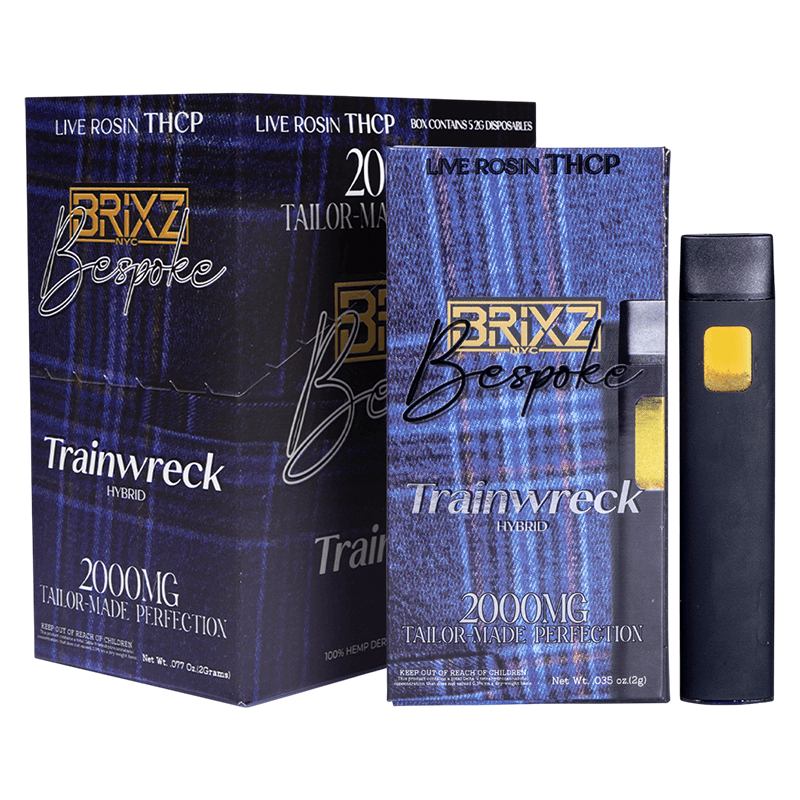Brixz Bespoke 2g Disposable - Trainwreck THCP (5ct Shipper)