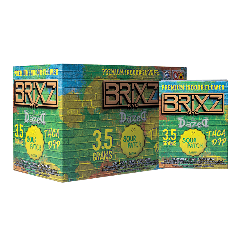 3.5G Brixz 10ct Flower Dispenser - Sour Patch THCA