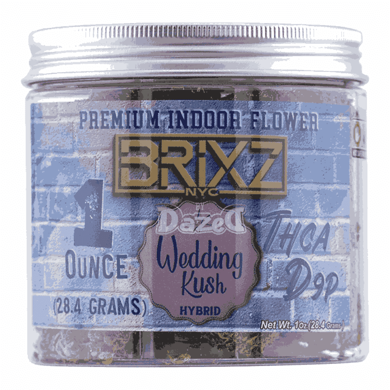 Brixz Flower 1oz - Wedding Kush THCA