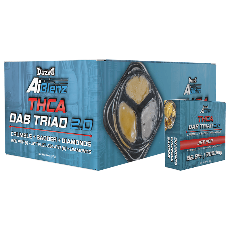 Dab Triad 3g- Jet Pop AI Blenz THCA (4ct Shipper)