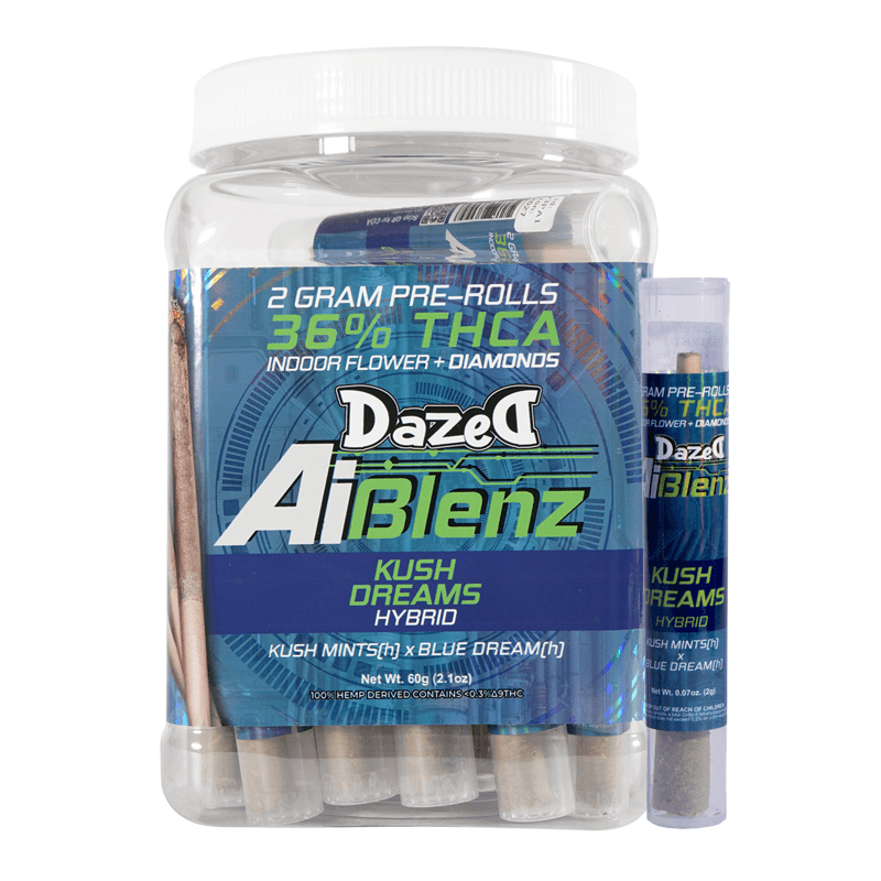 Preroll 2g - Kush Dreams AI Blenz THCA (30ct Display)