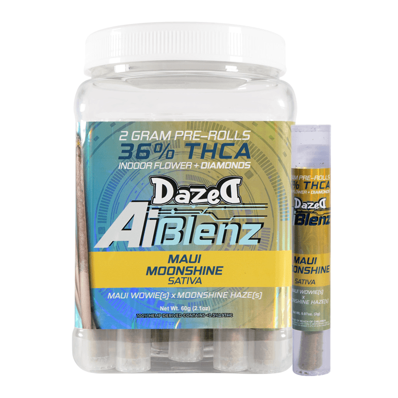 Preroll 2g - Maui Moonshine AI Blenz THCA (30ct Display)