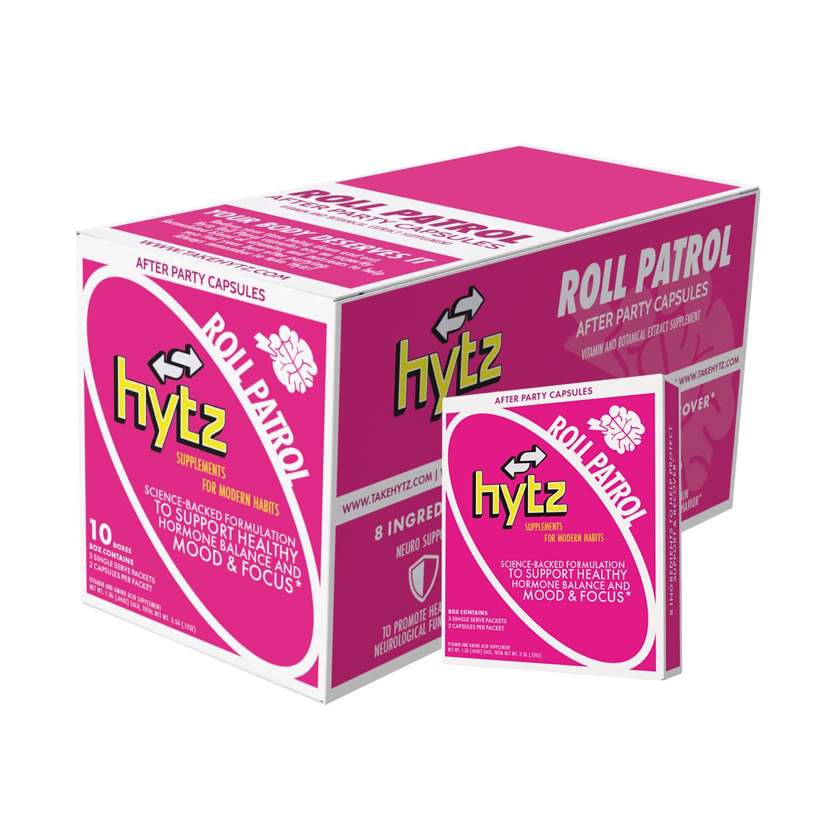 Hytz 2pk 3ct Capsules - Roll Patrol (10ct Display)