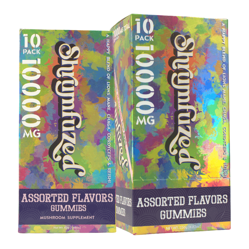 Shrumfuzed 10pk Gummies 1000mg - Assorted Flavors (5ct Shipper)
