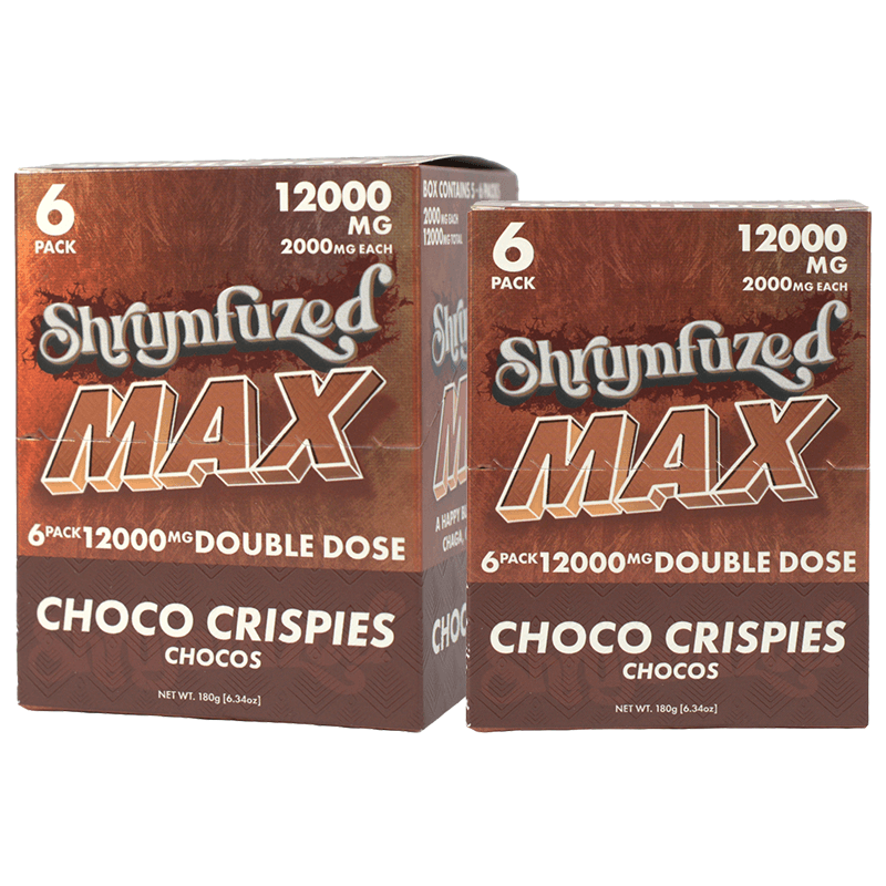 Shrumfuzed MAX 6pk Chocolates 2000mg - Choco Crispies (5ct Display)
