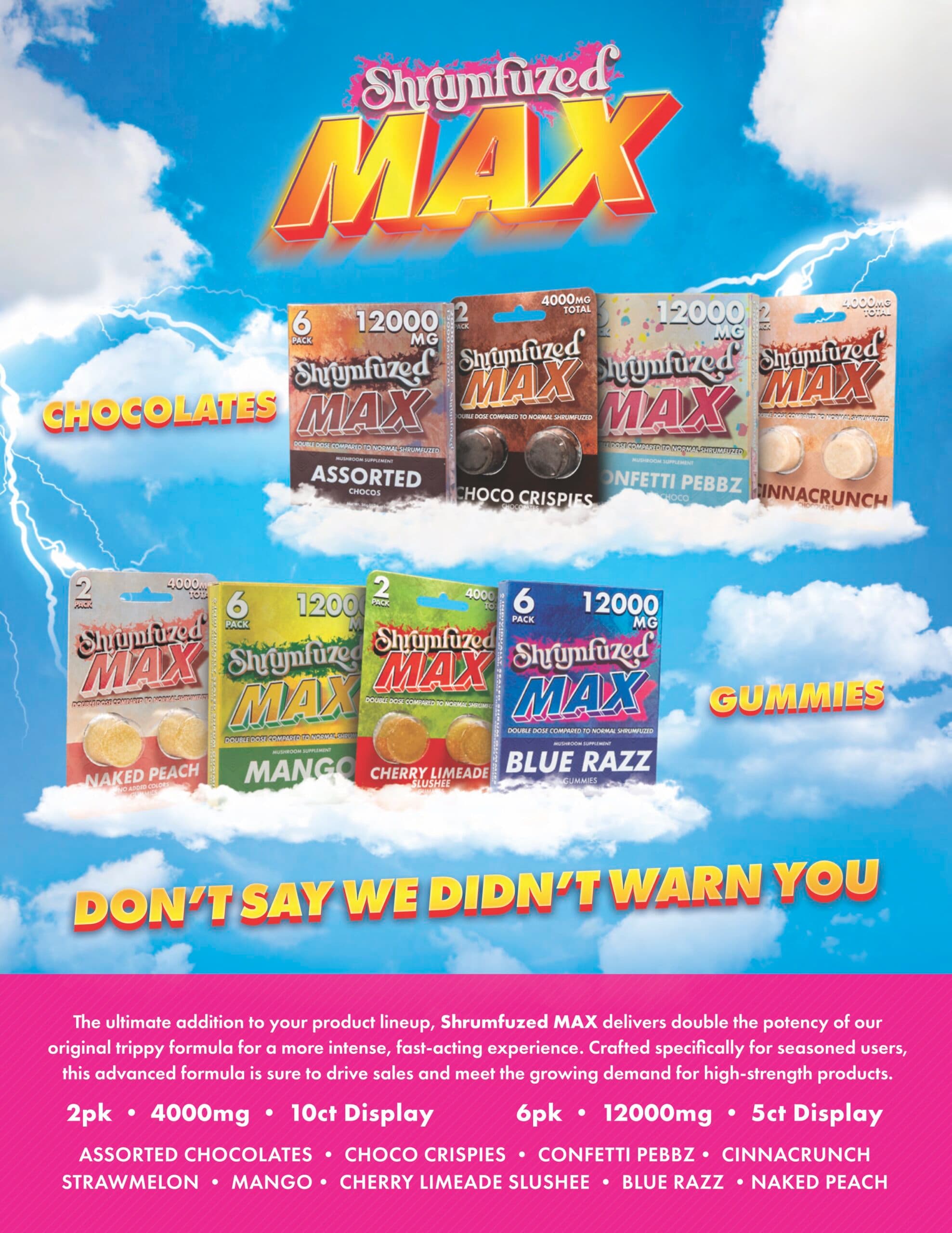 Marketing Sheet 124 - Shrumfuzed Max Clouds