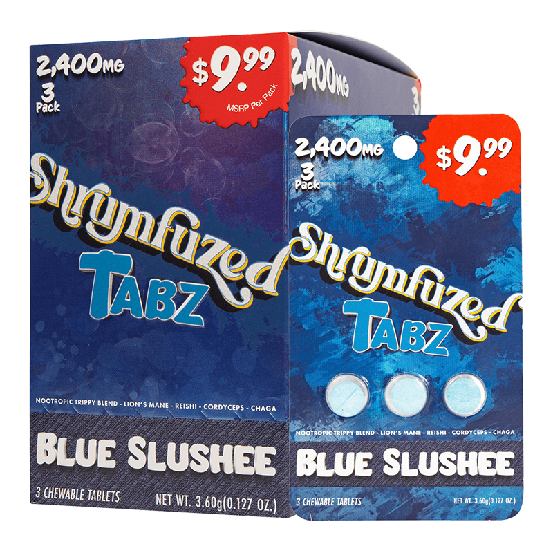 Shrumfuzed Tabz 3pk Tablets 800mg - Blue Slushee (10ct Display)
