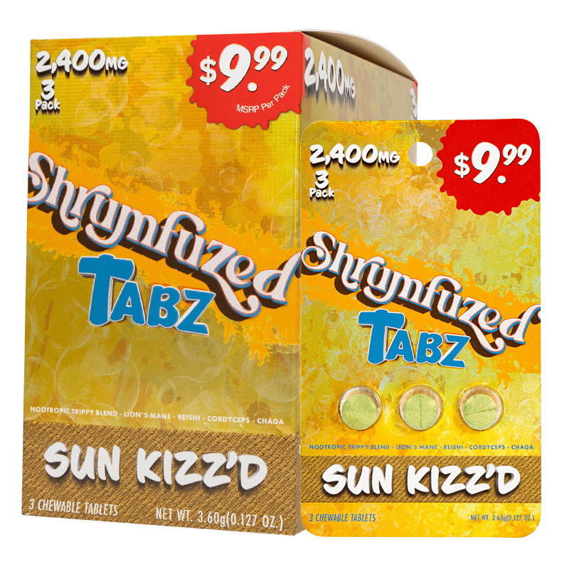 Shrumfuzed Tabz 3pk Tablets 800mg - Sun Kizzd (10ct Display)