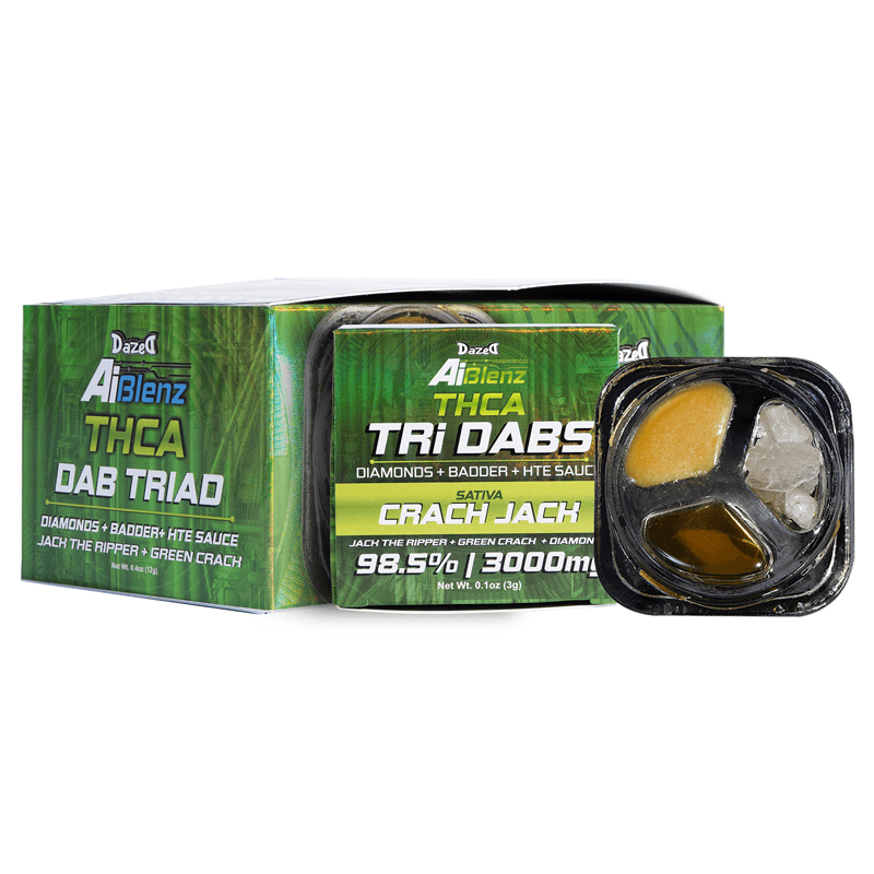 Tri-Dab 3g - Crack Jack AI Blenz THCA (4ct Shipper)