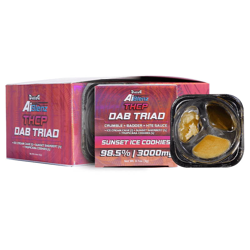 Tri-Dab 3g - Sunset Ice Cookies AI Blenz THCP (4ct Shipper)
